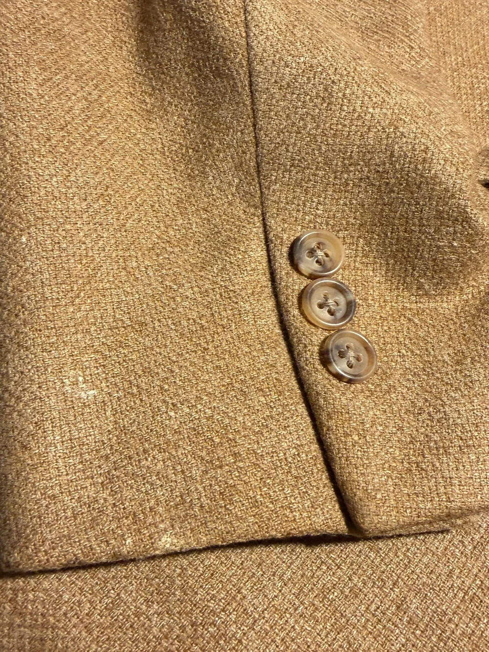 VTG 80s ERMENEGILDO ZEGNA Classic Men's Brown Wool-Blend Blazer Sz 40L